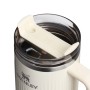 Termokrūze ar salmiņu The Quencher H2.0 Fluted Tumbler 1.18L glancētā krēmkrāsā