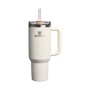 Termokrūze ar salmiņu The Quencher H2.0 Fluted Tumbler 1.18L glancētā krēmkrāsā Termokrūze ar salmiņu The Quencher H2.0 Fluted Tumbler 1.18L glancētā krēmkrāsā