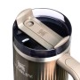 Termokrūze ar salmiņu The Quencher H2.0 Fluted Tumbler 0.89L metāliski brūns