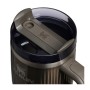 Термокружка с трубочкой The Quencher H2.0 Fluted Tumbler 0.6, блестящий коричневый металлик