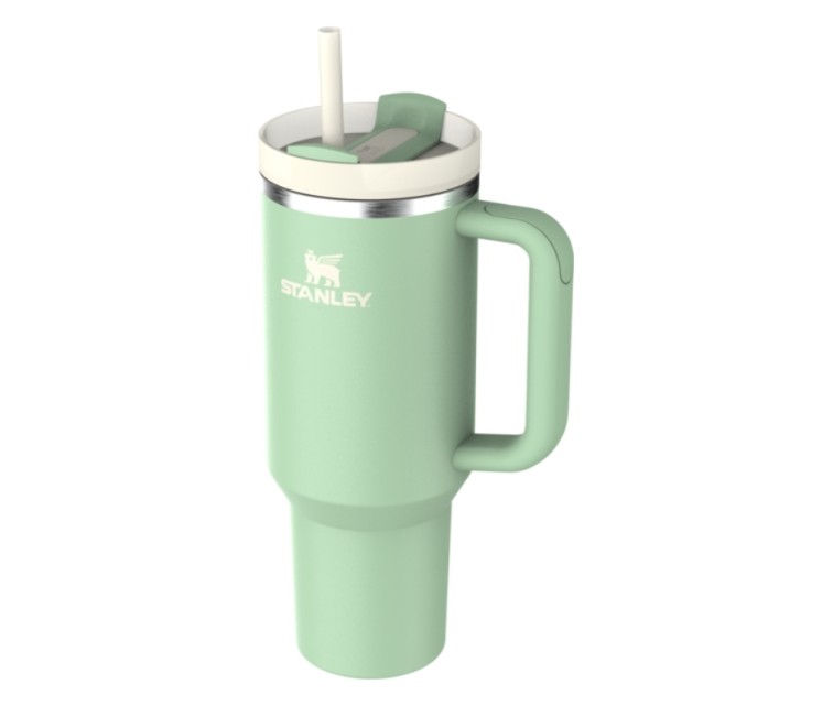 Termokrūze ar salmiņu The Quencher H2.O FlowState Tumbler 1.18L pistāciju krāsā