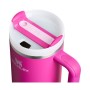 Термокружка с трубочкой The Quencher H2.O FlowState Tumbler 1,18 л, фуксия