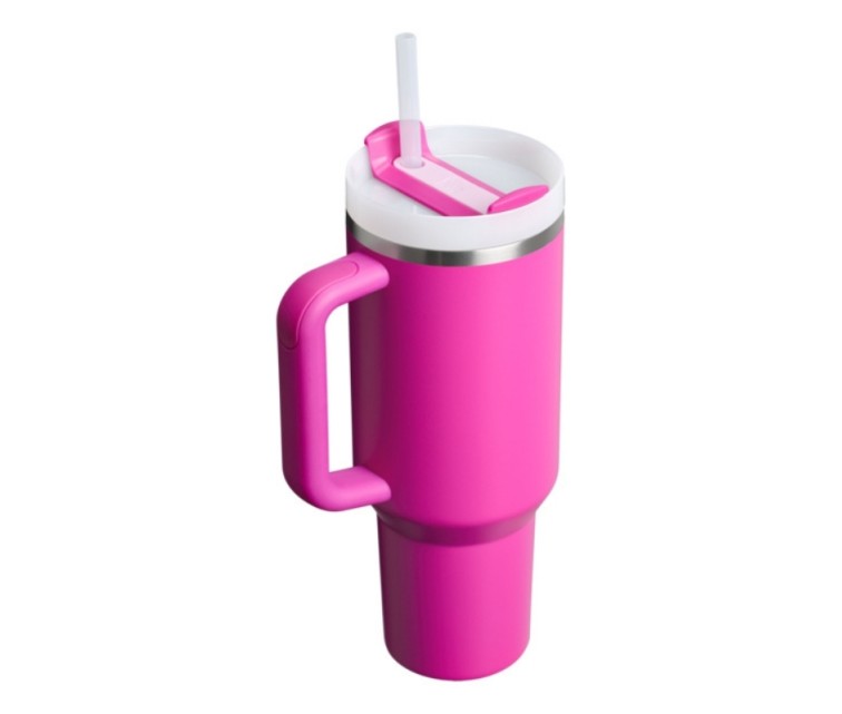 Термокружка с трубочкой The Quencher H2.O FlowState Tumbler 1,18 л, фуксия