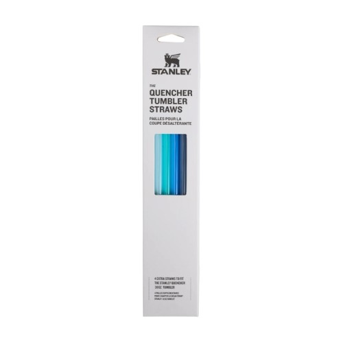 Salmiņu komplekts 4 gab. termokrūzēm The Quencher Travel Tumbler Straws 0,89L zili  Salmiņu komplekts 4 gab. termokrūzēm The Quencher Travel Tumbler Straws 0,89L zili