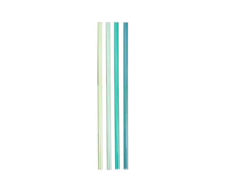 Straw set of 4 for thermo mugs The Quencher Travel Tumbler Straws 0.89L green