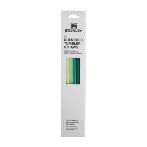 Salmiņu komplekts 4 gab. termokrūzēm The Quencher Travel Tumbler Straws 0,89L zaļi  Salmiņu komplekts 4 gab. termokrūzēm The Quencher Travel Tumbler Straws 0,89L zaļi