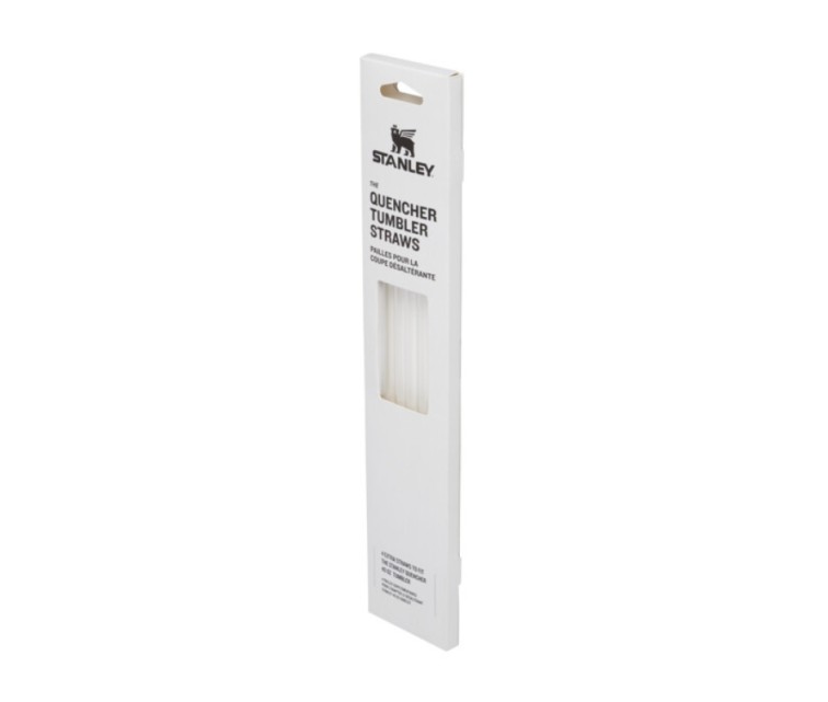 Salmiņu komplekts 4 gab. termokrūzēm The Quencher Travel Tumbler Straws 1,18L caurspīdīgi