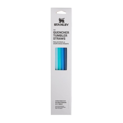 Salmiņu komplekts 4 gab. termokrūzēm The Quencher Travel Tumbler Straws 1,18L zili  Salmiņu komplekts 4 gab. termokrūzēm The Quencher Travel Tumbler Straws 1,18L zili
