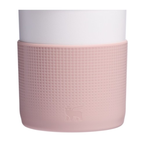 Aizsargpārvalka un salmiņu vāciņu 2 gab. komplekts termokrūzēm 1,18L The Quencher Boot + Straw Topper gaiši rozā