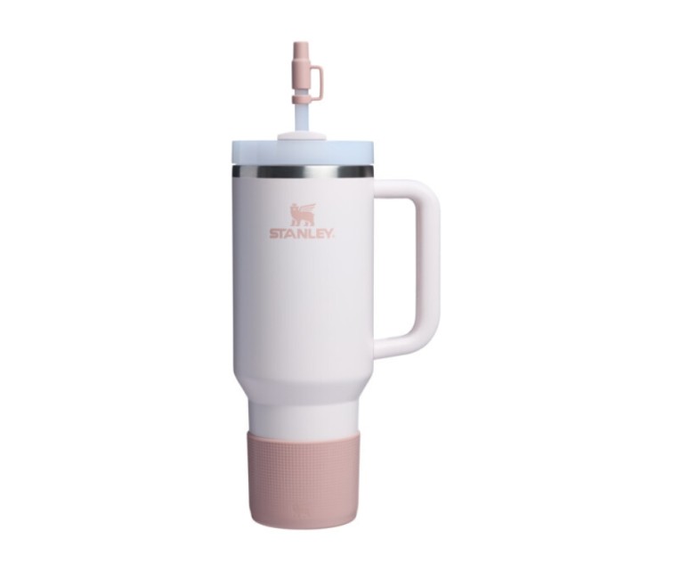Aizsargpārvalka un salmiņu vāciņu 2 gab. komplekts termokrūzēm 1,18L The Quencher Boot + Straw Topper gaiši rozā Aizsargpārvalka un salmiņu vāciņu 2 gab. komplekts termokrūzēm 1,18L The Quencher Boot + Straw Topper gaiši rozā