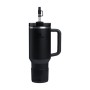 Aizsargpārvalka un salmiņu vāciņu 2 gab. komplekts termokrūzēm 1,18L The Quencher Boot + Straw Topper melns