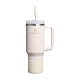 Aizsargpārvalka un salmiņu vāciņu 2 gab. komplekts termokrūzēm 1,18L The Quencher Boot + Straw Topper gaišā krēmkrāsā