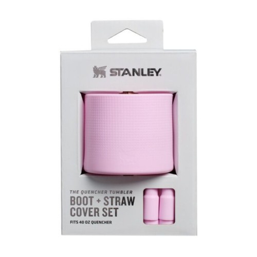 Aizsargpārvalka un salmiņu vāciņu 2 gab. komplekts termokrūzēm 1,18L The Quencher Boot + Straw Topper rozā  Aizsargpārvalka un salmiņu vāciņu 2 gab. komplekts termokrūzēm 1,18L The Quencher Boot + Straw Topper rozā