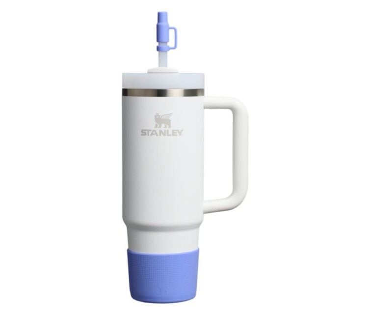 Aizsargpārvalka un salmiņu vāciņu 2 gab. komplekts termokrūzēm 0,89L/0,6L The Quencher Boot + Straw Topper hortenziju zils Aizsargpārvalka un salmiņu vāciņu 2 gab. komplekts termokrūzēm 0,89L/0,6L The Quencher Boot + Straw Topper hortenziju zils