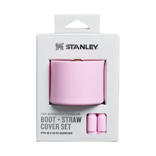 Aizsargpārvalka un salmiņu vāciņu 2 gab. komplekts termokrūzēm 0,89L/0,6L The Quencher Boot + Straw Topper rozā  Aizsargpārvalka un salmiņu vāciņu 2 gab. komplekts termokrūzēm 0,89L/0,6L The Quencher Boot + Straw Topper rozā