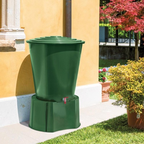 Ūdens muca 500L ar vāku un krānu Ø100x82cm Ūdens muca 500L ar vāku un krānu Ø100x82cm