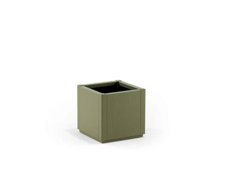 Flower box square Ethica 36x36x35cm green Flower box square Ethica 36x36x35cm green