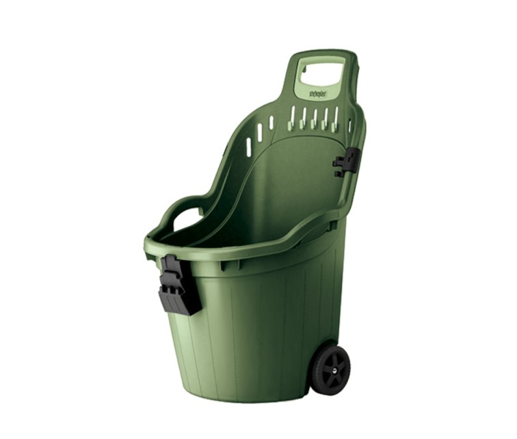 Ķerra Helpy Cart 50L 59,5x53x88,5cm zaļa Ķerra Helpy Cart 50L 59,5x53x88,5cm zaļa