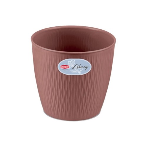 Puķu pods Liberty Ø16x15cm brūns Puķu pods Liberty Ø16x15cm brūns