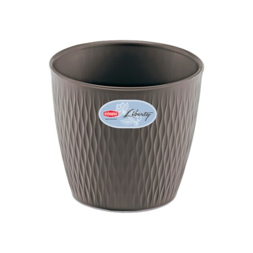 Puķu pods Liberty Ø20x19cm pelēks Puķu pods Liberty Ø20x19cm pelēks