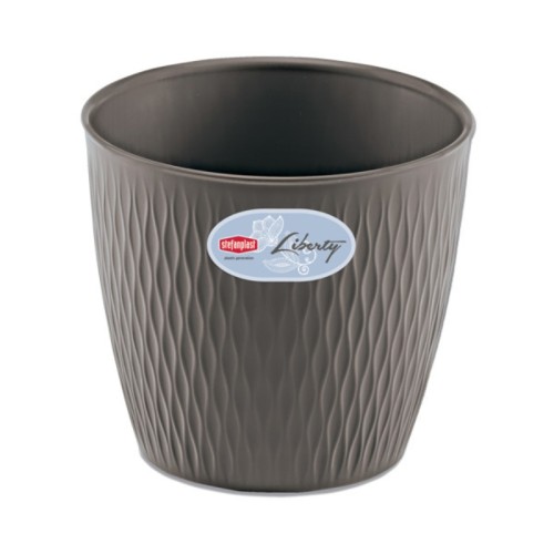 Puķu pods Liberty Ø30x27cm pelēks Puķu pods Liberty Ø30x27cm pelēks