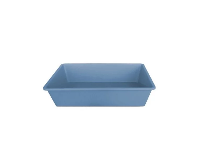 Kaķu pakaišu kaste Cat Litter Tray 1 40x30x10cm zila Kaķu pakaišu kaste Cat Litter Tray 1 40x30x10cm zila