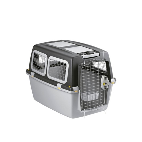 Transportēšanas būris Gulliver 5 Plus 81x61x60cm tumši pelēks/gaiši pelēks Transportēšanas būris Gulliver 5 Plus 81x61x60cm tumši pelēks/gaiši pelēks