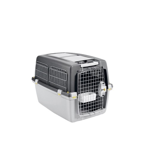Transportēšanas būris Gulliver 4 Plus 71x51x50cm tumši pelēks/gaiši pelēks Transportēšanas būris Gulliver 4 Plus 71x51x50cm tumši pelēks/gaiši pelēks