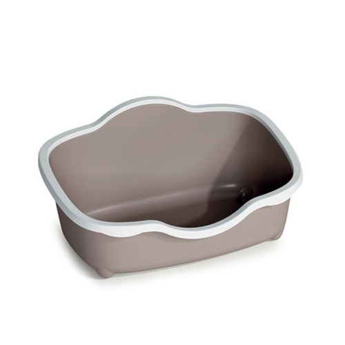 Cat toilet Tres Chic Open 56x38.5x26cm white/light grey