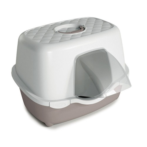 Cat toilet Tres Chic Outdoor 56x54.5x39cm white/light gray