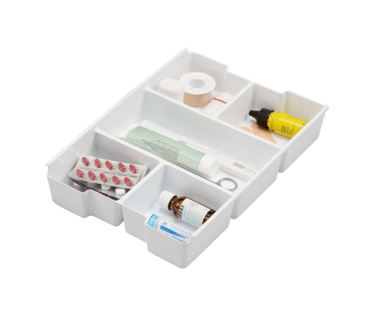 15L dispenser with organiser