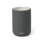 Toothbrush container Soft ceramic, anthracite grey