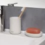 Контейнер для зубных щеток Мягкая керамика, белый Контейнер для зубных щеток Мягкая керамика, белый