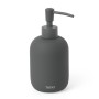 Container for liquid soap Soft ceramic, anthracite grey