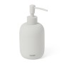 Container for liquid soap Soft ceramic, white