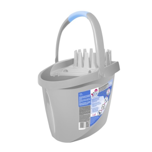 Bucket with push button 12 l BACTERIA STOP