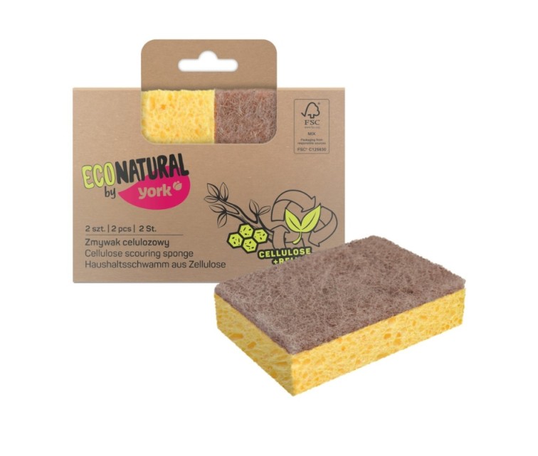 Celulozes sūklis trauku mazgāšanai ECO 2 gab.
