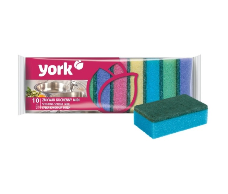 Sūklis trauku mazgāšanai MIDI 10 gab.