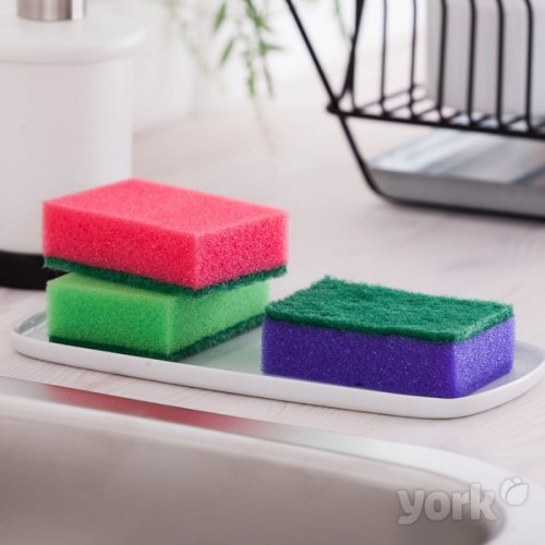 Sūklis trauku mazgāšanai 25+5 gab. dāvanā