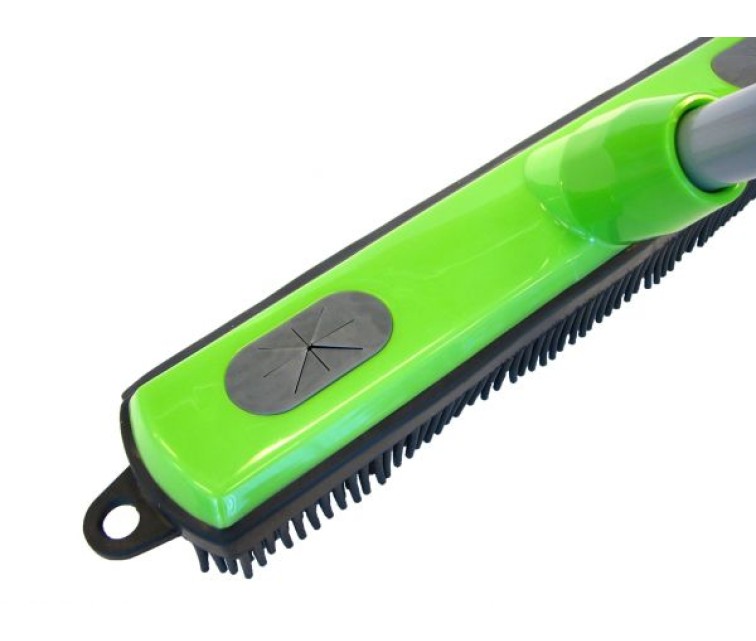 Rubber Floor Brush with Telescopic Handle