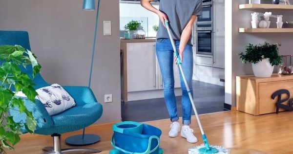 Leifheit PowerClean M Micro Duo úklidový set + náhrada k mopu | Dr. Max Lékárna