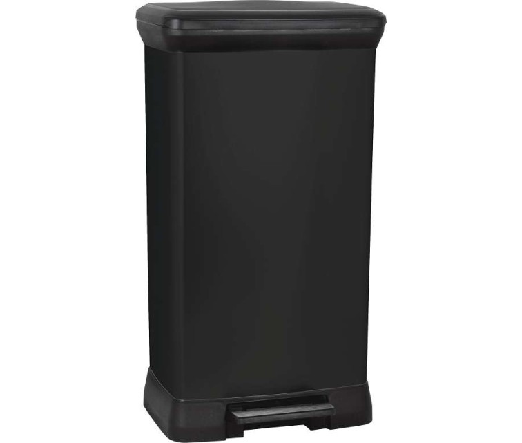 Pedal bucket Deco Bin 50L black