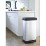 Prügikast metalliseeritud pedaaliga Deco Bin 50, hõbedane Prügikast metalliseeritud pedaaliga Deco Bin 50, hõbedane