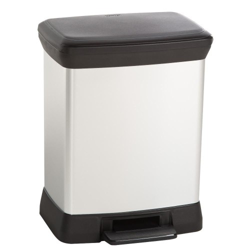 Pedāļspainis metalizēts Deco Bin 30L sudraba  Pedāļspainis metalizēts Deco Bin 30L sudraba