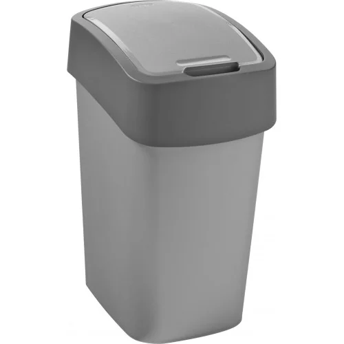 Atkritumu spainis Flip Bin 9L sudraba/pelēks