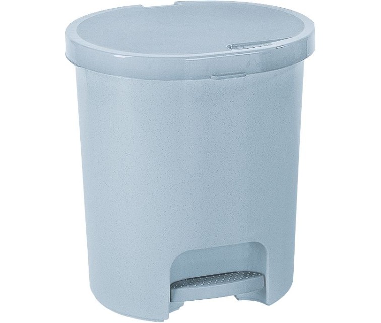 Pedal bucket 25L Ø36x41cm grey