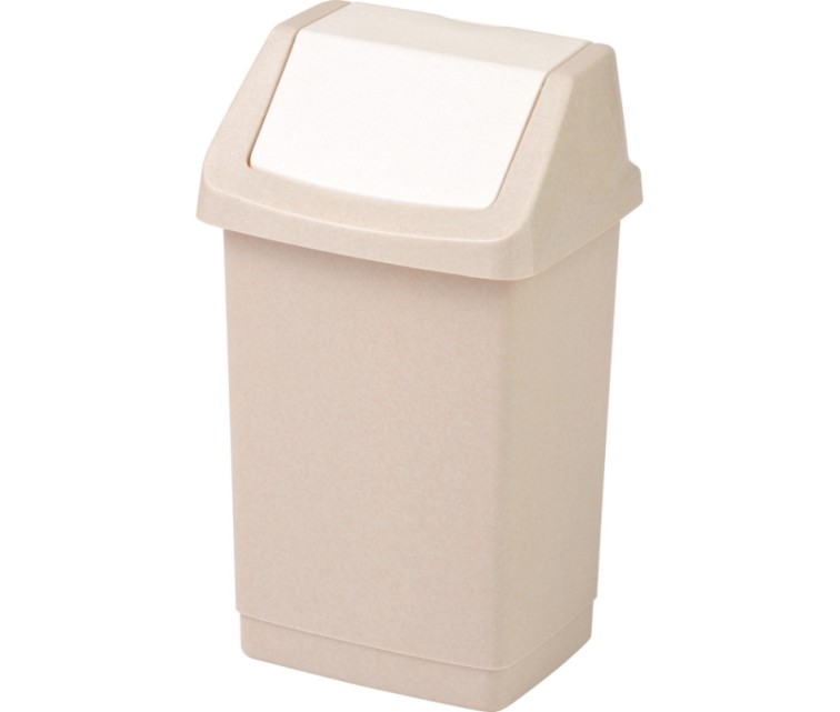 Click-it waste bucket 9L 22,9x18,9x38,1cm beige