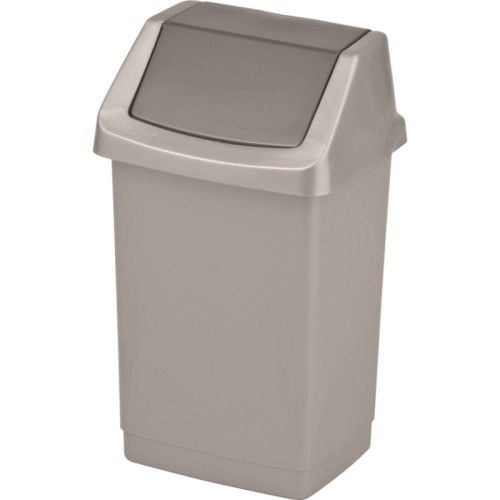 Atkritumu spainis Click-it 9L 22,9x18,9x38,1cm sudraba Atkritumu spainis Click-it 9L 22,9x18,9x38,1cm sudraba
