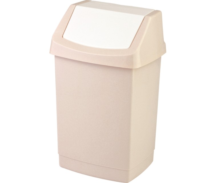 Click-it waste bucket 15L 28x23.5x43,8cm beige