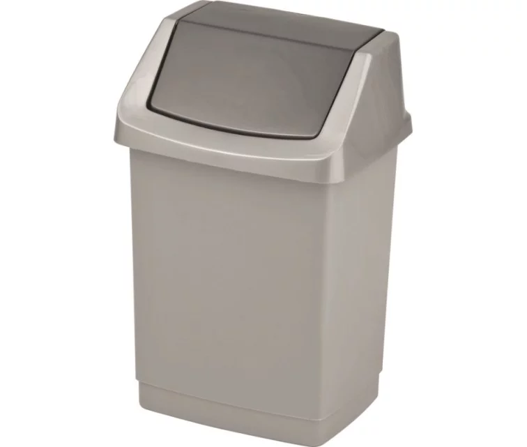 Click-it waste bucket 15L 28x23.5x43,8cm silver Click-it waste bucket 15L 28x23.5x43,8cm silver